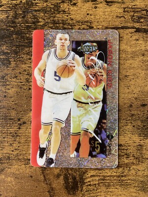 1996 klassische Basketball-Kristall Assets $ 5 Sprint Visitenkarte #8 Jason Kidd