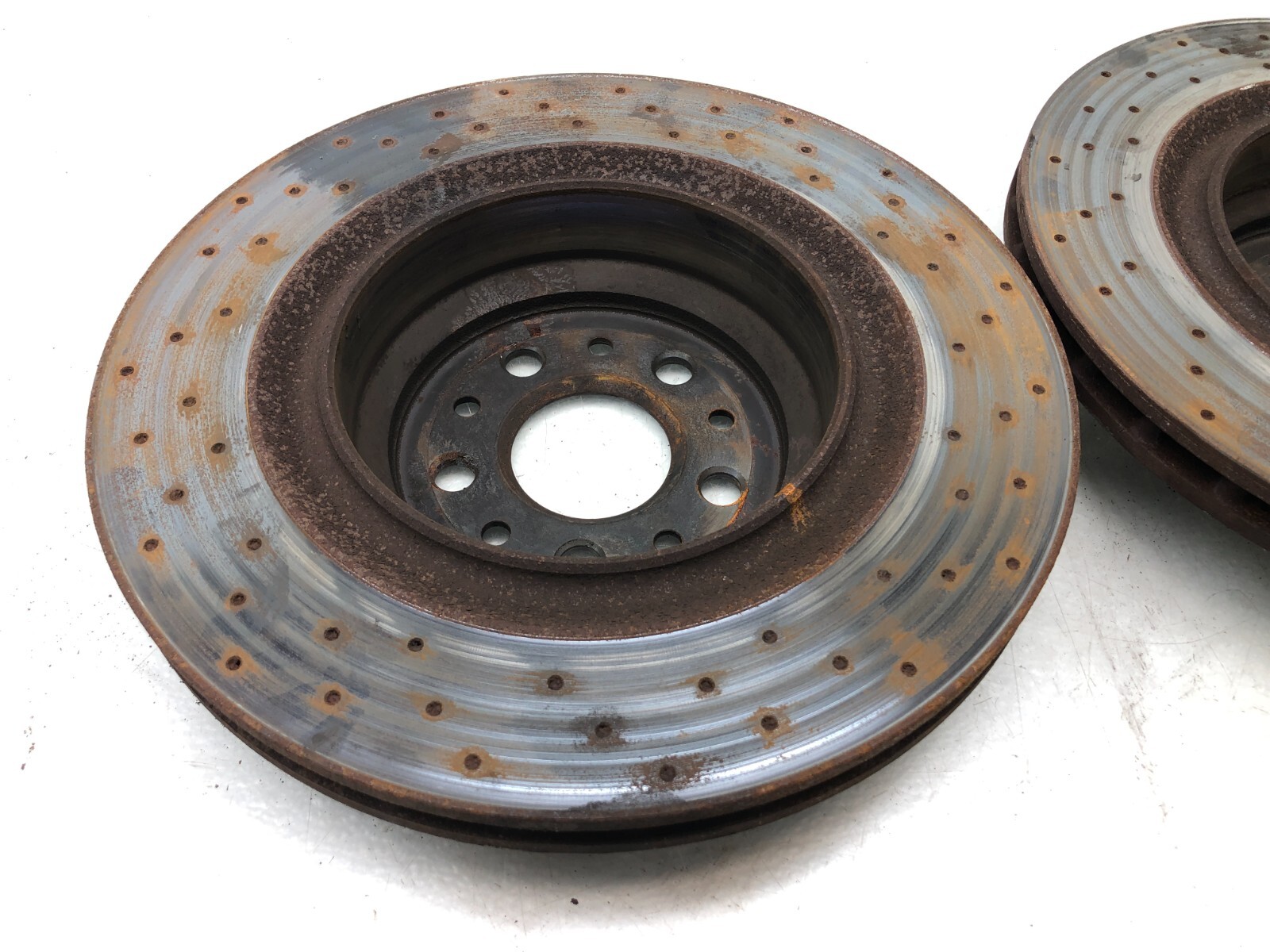2014-2020 MASERATI GHIBLI S REAR AWD BRAKE ROTORS SET X2 OEM.