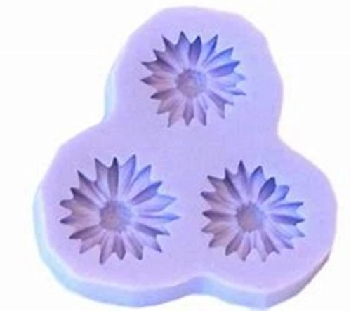 Daisies Flower Mould Silicone Cake Decorating Fondant Icing Chocolates Resin Wax - Image 2 of 4