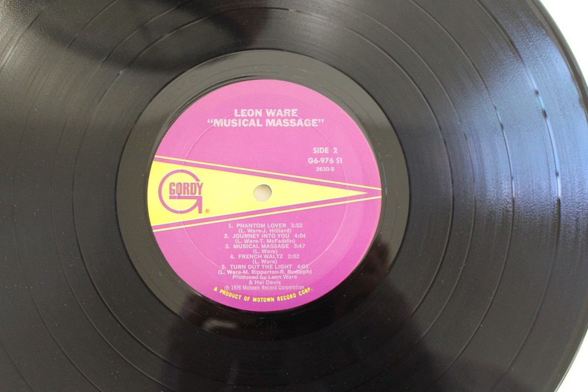 Leon Ware Musical Massage ORIGINAL 1976 LP Motown Records Gordy