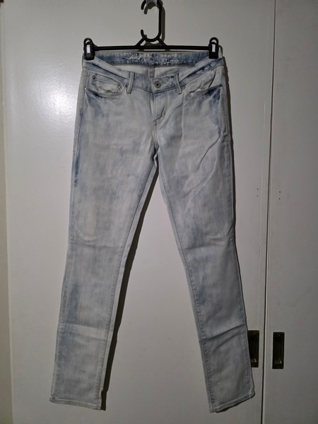 Womens LEVI'S Bleached Demi Curve Skinny Denim Jeans - Size 27" (T09)