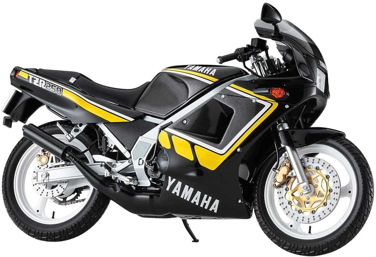 Hasegawa 1/12 YAMAHA TZR250(2AW) New Yamaha Black Model Kit 21743