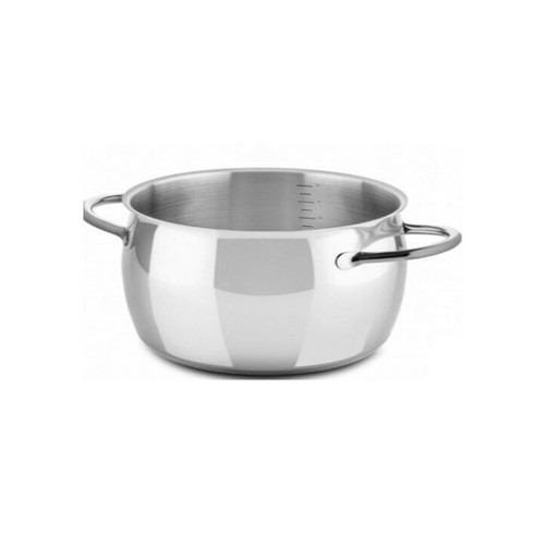 Casseruola 28 cm con coperchio,modello1950 Mepra, triplofondo,acciaio,induzione - Foto 2 di 2