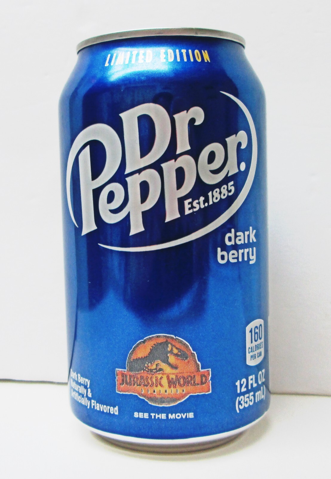 Dr Pepper Dark Berry Limited Edition from Jurassic World BLUE & BETA