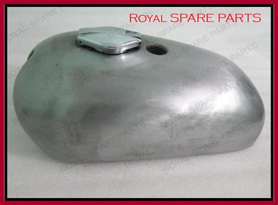 BSA A65 Spitfire Hornet 2 Galón Crudo Gas Combustible Gasolina Tanque Con Tapa - Imagen 1 de 4