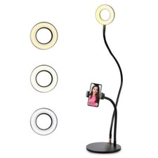 LED Selfie Ring Light Kit ,Adjustable Lighting Modes  USB-Powered