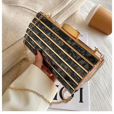 EVEOUT Pochette De Soirée Femme – Sac Enveloppe Avec Chaîne Amovible – Élégante Pour Mariage, Cocktail & Fête