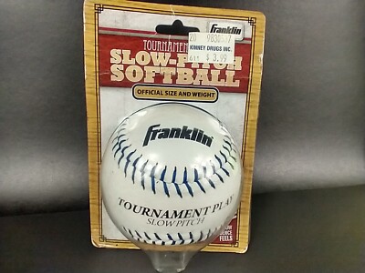 Vintage Franklin 2124 Tournament Slowpitch Softball New & Sealed