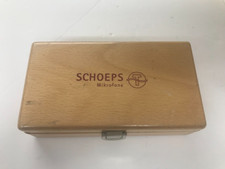 Schoeps Empty Wooden Box Mikrofone Microphone Mic Case Only (small) #g