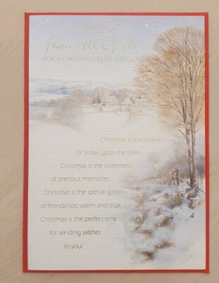Von uns allen Weihnachtskarte