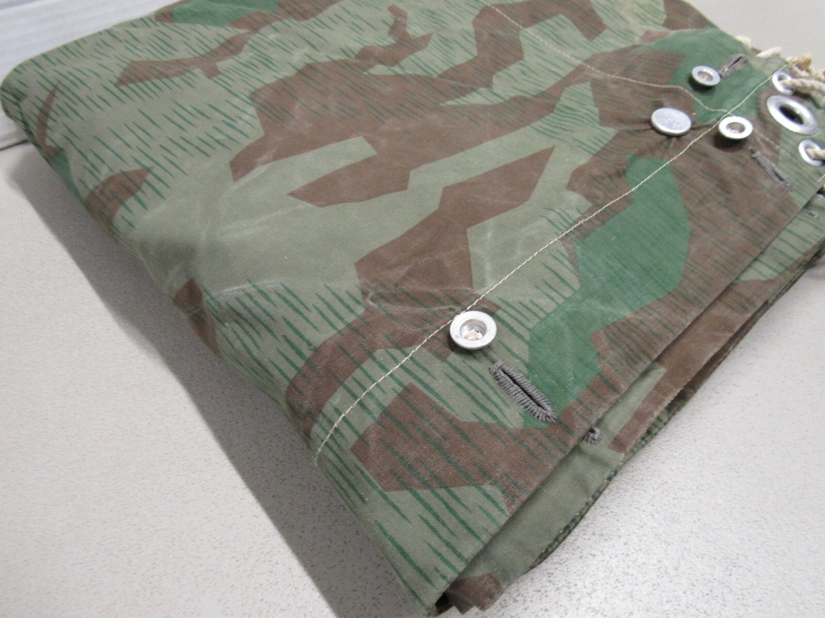 WW2 Swiss Splinter Camo Zeltbahn Shelter Half German Wehrmacht