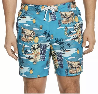 Original Penguin Men's Swim Trunks Tiki 