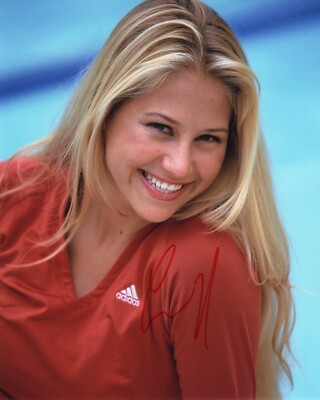 Anna Kournikova signed sexy hot beautiful 8x10 photo tennis star