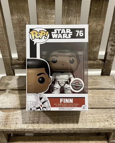 Finn Stormtrooper Gear Star Wars GameStop Exclusive Funko Pop #76