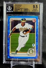 2020 Bowman 1st EDITION ROBERT PUASON BLUE /150 BGS 9.5 GEM MINT
