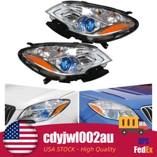 1 Pair Headlights For 2013-2016 Buick Encore Halogen Left&Right Side Headlamp