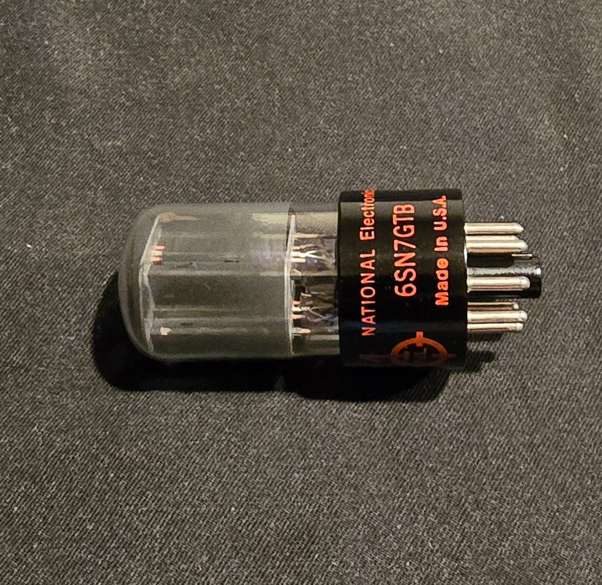 NEC NATIONAL ELECTRONICS CORP 6SN7 GTB TUBE LEGENDARY GRAY NEC NATIONAL ELECTRONICS CORP 6SN7 GTB TUBE LEGENDARY GRAY