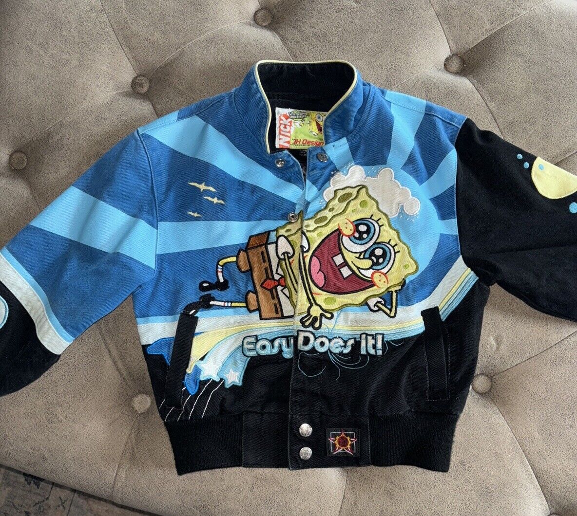 Vintage JH Design Jeff Hamilton Spongebob Nickelodeon Nascar Vintage JH Design Jeff Hamilton Spongebob Nickelodeon Nascar