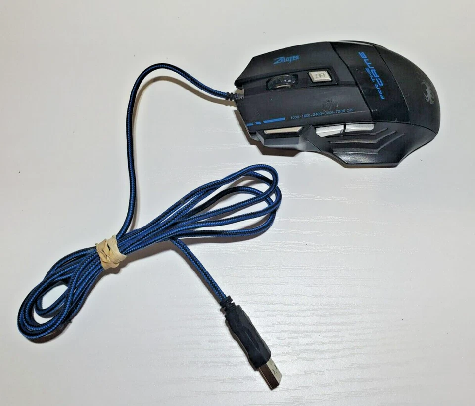 ZELOTES T-80 BIG MAC USB Wired Gaming Mouse Multi Color LED Optical 7 Button B14 - Image 2 of 4