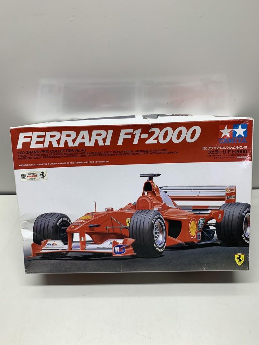 タミヤ 1/20 グランプリコレクション No.48 フェラーリF1-2000 Ferrari F1-2000 No.48 1/20 Grand Prix Collection Series