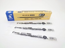 Pilot Pen Refill RFJ-GP-M-B Black Medium 1.0mm Ball Point For Non Retractable