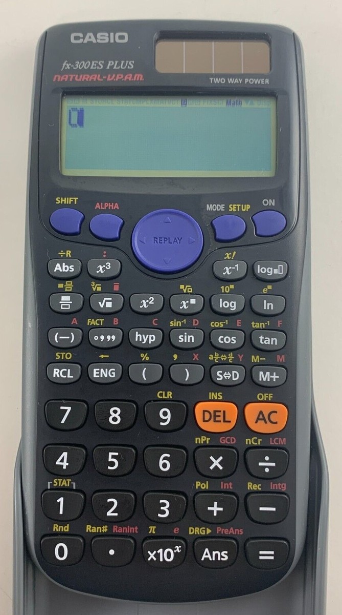 Casio fx-300ES Plus / 300W / 300MS Calculator - WORKING, Includes