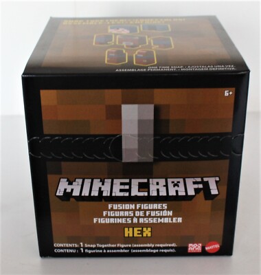 Mattel Minecraft Fusion Figure HEX  Mojang Snap Together                      A8