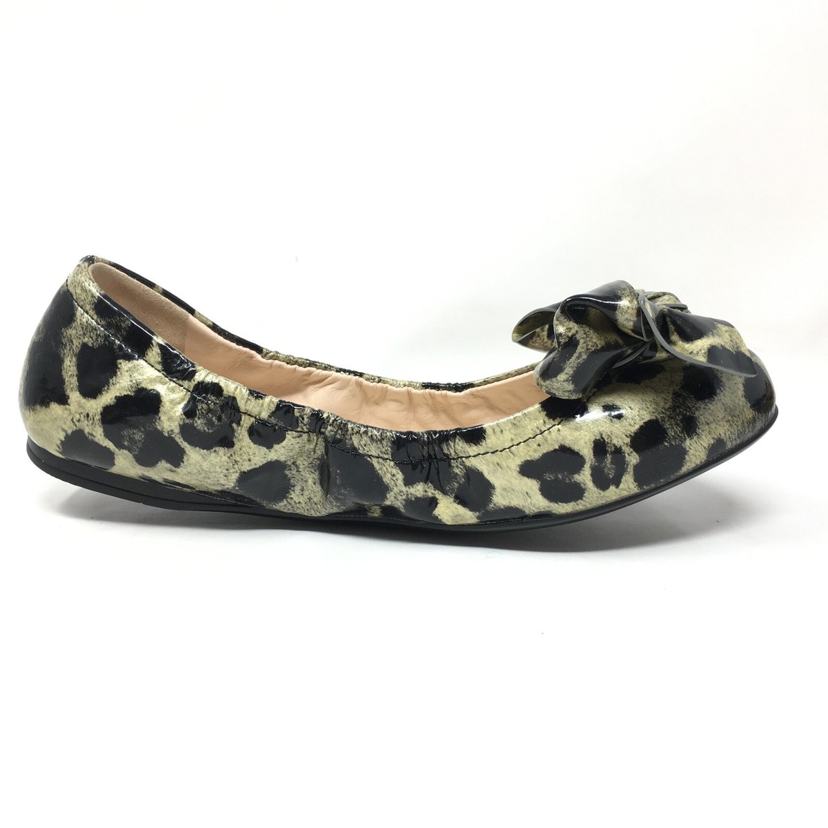 NEW Prada Logo Ballet Flats Shoes Womens Size 6.5 US 36.5 EU
