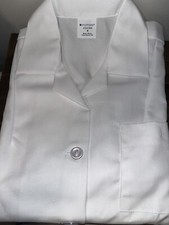 NEW Encompass Medical White Lab Coat Women Work Costume Long Sleeves 3 Pocket
