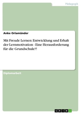 Mit Freude Lernen: Entwicklung und Erhalt der Lernmo[...] | Buch | 9783656460374