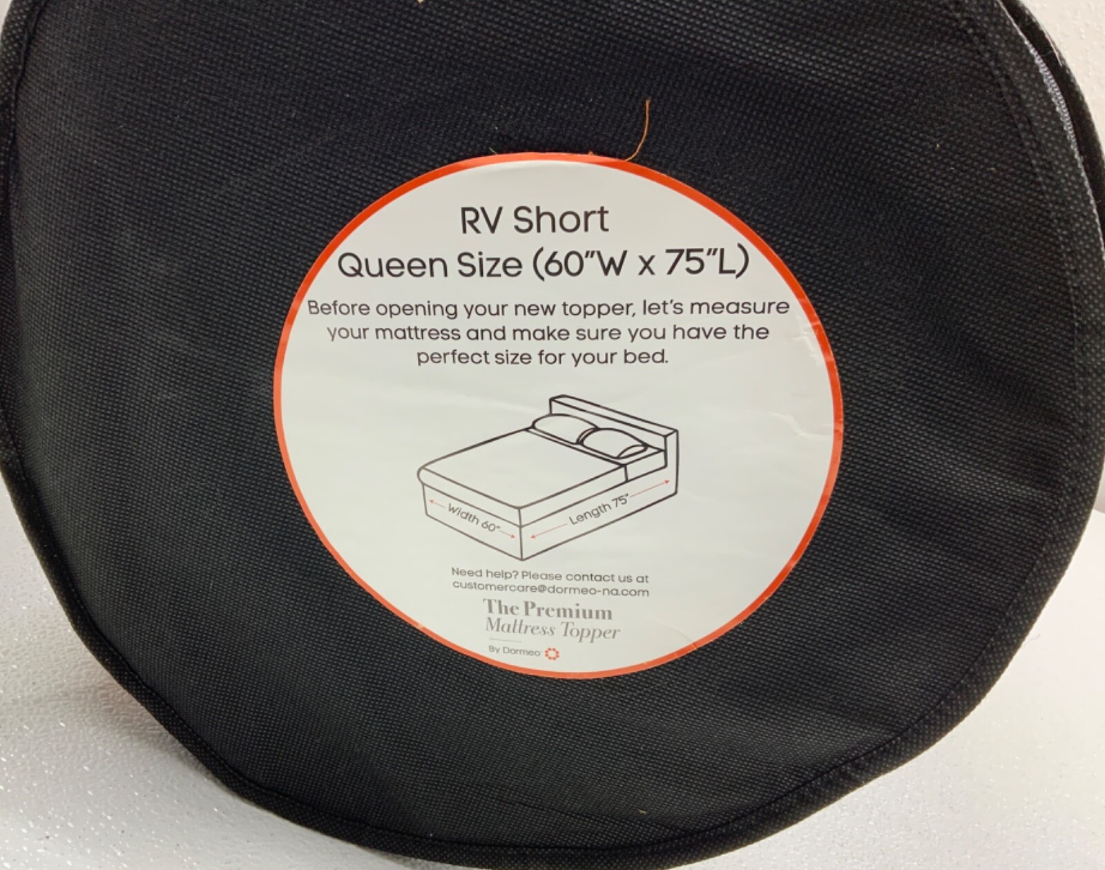 Dormeo RV Short Queen Mattress Topper RV Short Queen (60x75x3 inches