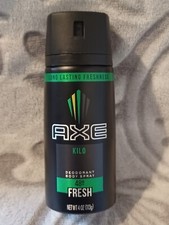 Axe KILO 48H Deodorant Body Spray Fresh 4 oz DISCONTINUED