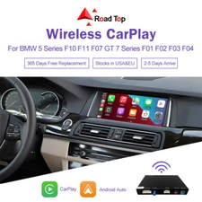 Wireless CarPlay Android Auto Decoder For BMW 7 Series F01 F02 F03 F04 16-20 CIC