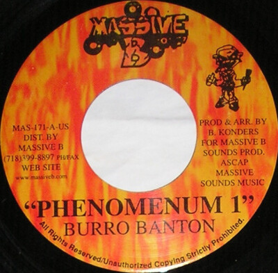 Burro Banton - Phenomenum 1 / VG / 7