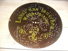 Lasst uns lauschen Polyphon Weihnachtsplatte 20,5cm christmas music disc 8 1/4" 