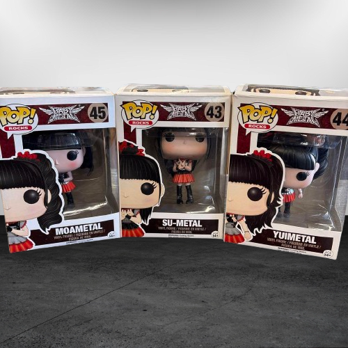 BabyMetal Funko Pop! Rocks Su-Metal Yuimetal Moametal Figure Set