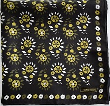     NEW Authentic TOM FORD 100 SILK Pocket Square Pochette Handkerchief