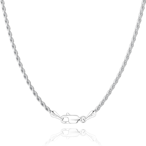 Sterling 925 Silver Pearl Pendant Necklace, Geometric Freshwater Pearl Necklace Mixed 3 Colors 