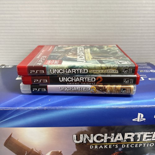PlayStation 3 PS3 Uncharted 3 Console 320GB Slim Bundle Box CECH-3001B - Tested! - Picture 6 of 17