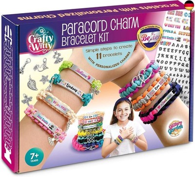 Glittery Garden Personalisierte Charm Friendship Bracelet Making Kit: Beste