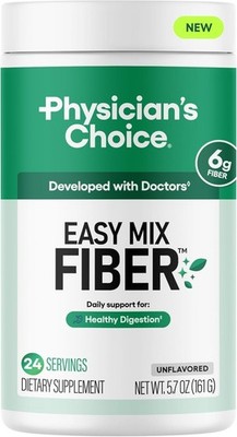 Physicians CHOICE Easy Mix Fiber for Digestive Health  Regularity - No Grit, ...