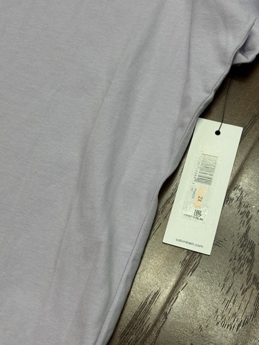 NWT Calvin Klein Performance Women's Plus Size 2X Purple Side Ruched Shirt #3057 - Picture 5 of 6