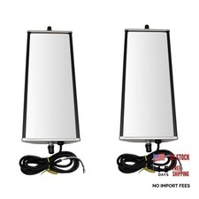 Driver and Passenger Side Mirror Assembly Set Manual Heated Paint to MRA09053
