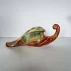 Vintage Haeger Pottery Cornucopia Planter Multicolor MCM Centerpiece USA