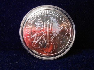Österreich 1 Unze 999 Silber Sammlermünze 1 50 Euro Wiener Philharmoniker 2009