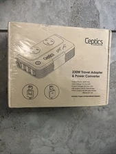 Ceptics Travel Adapter International Universal 230W Step Down Voltage Converter