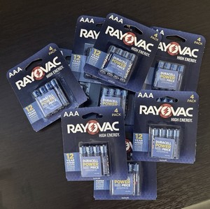 LOT OF (10) 4 Pack Rayovac High Energy AAA Batteries FACTORY SEALED EXP 12/2036