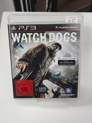 Watch Dogs PS3 PlayStation 3 USK 18 Uncut