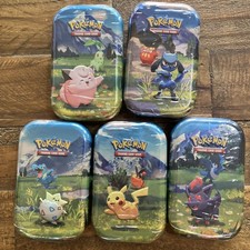 Pokemon Ascended Heroes Mini Tin Lot - Full Set of 5 - New  Factory Sealed