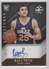 2015-16 Panini Limited Limited Signatures 83/99 Raul Neto #LS-RN Auto 0q0
